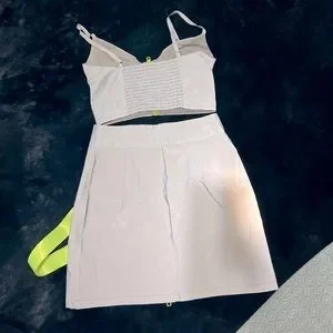 Fashion Nova Skirts A Gift From Virgo Pc Reflective Skirt